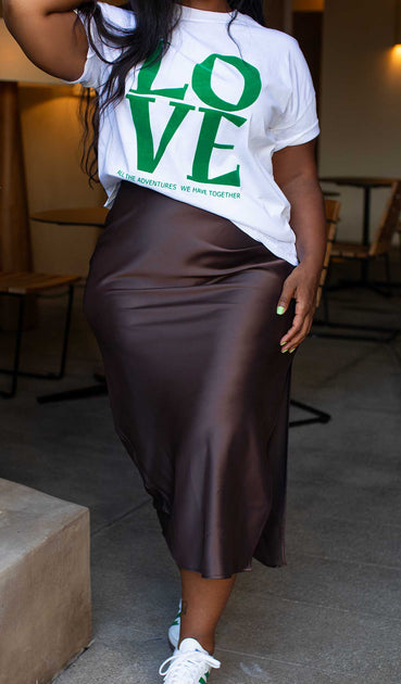 So Mocha | Satin Skirt – Newd Style