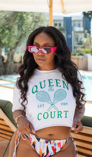 Queen  | Cropped graphic Tee