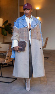 Ms. Mix  | Distressed Trench Coat