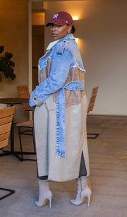 Ms. Mix  | Distressed Trench Coat