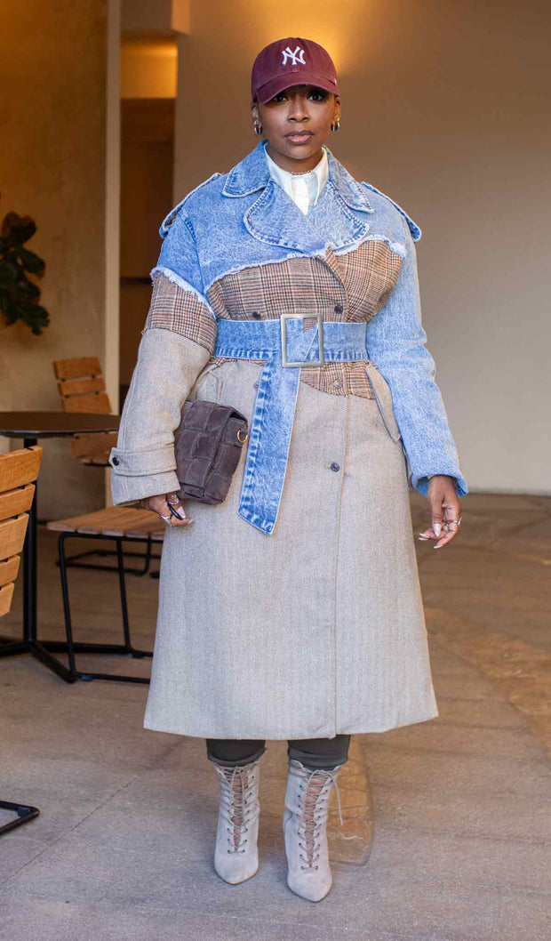 Ms. Mix  | Distressed Trench Coat