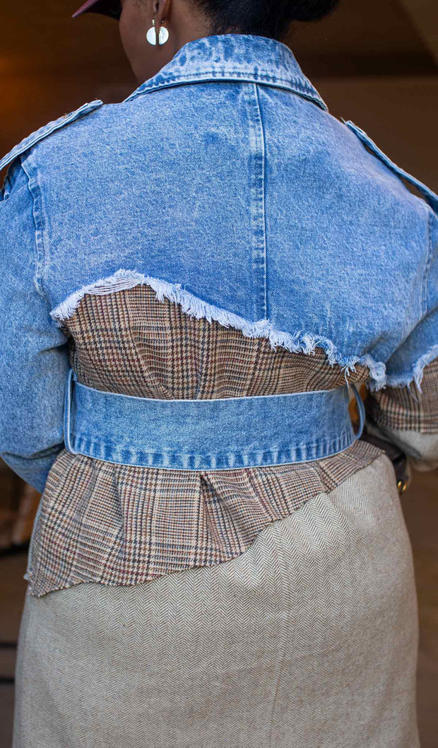 Ms. Mix  | Distressed Trench Coat