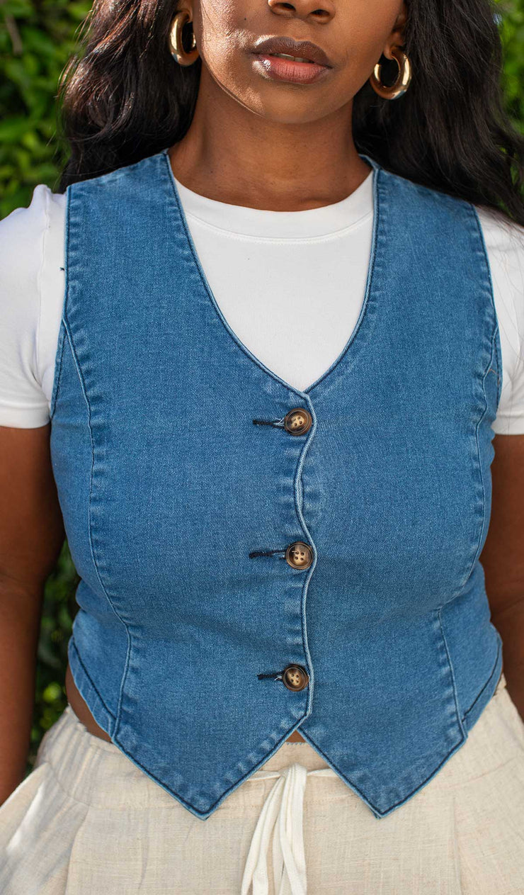 Vintage Flair | Denim Vest