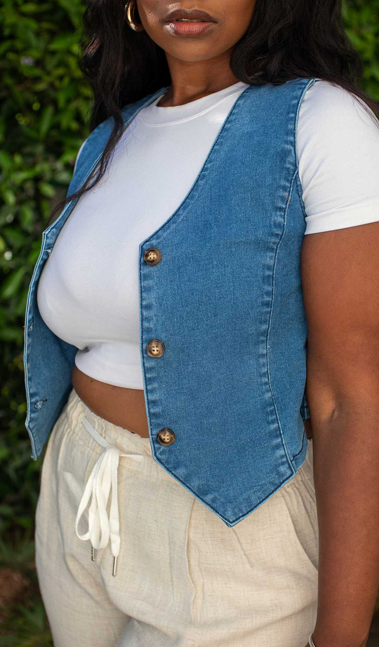 Vintage Flair | Denim Vest