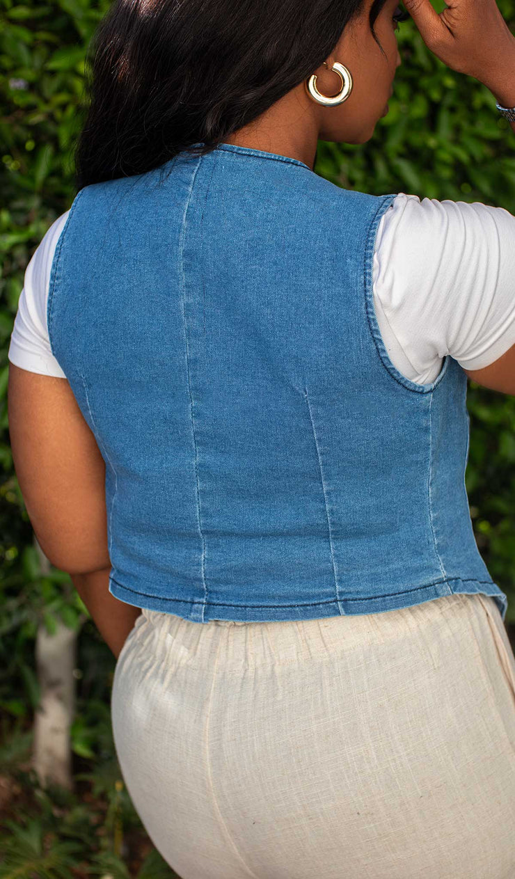 Vintage Flair | Denim Vest