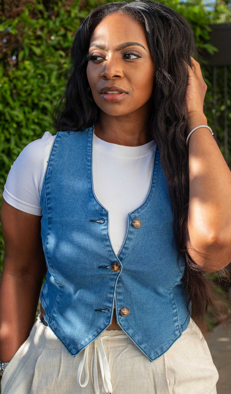 Vintage Flair | Denim Vest