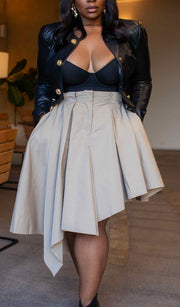 Blade & Drape | Asymmetric Skirt Set (PRE-ORDER APPROX SHIP 9.19.25)
