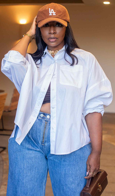 Pure | Oversized  Button Up Shirt