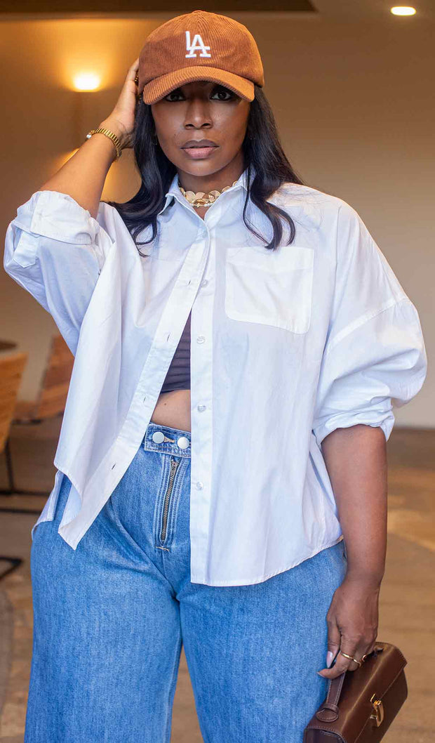 Pure | Oversized  Button Up Shirt