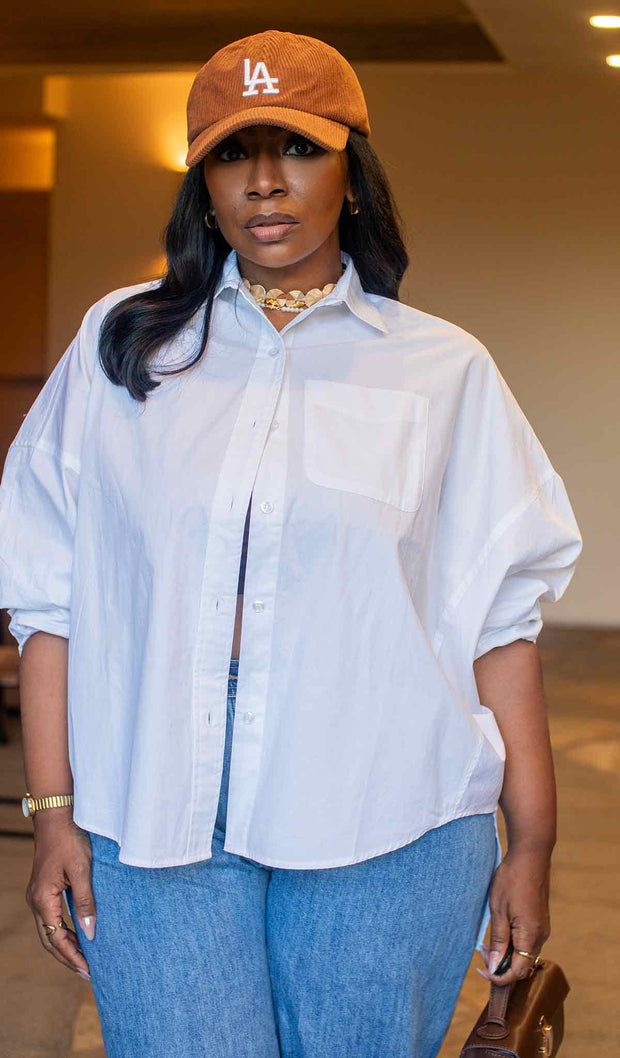 Pure | Oversized  Button Up Shirt