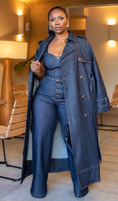 Muse | Denim Trench Set(PRE-ORDER APPROX SHIP 11.17.25)