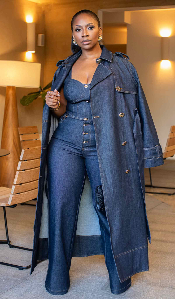 Muse | Denim Trench Set(PRE-ORDER APPROX SHIP 11.17.25)
