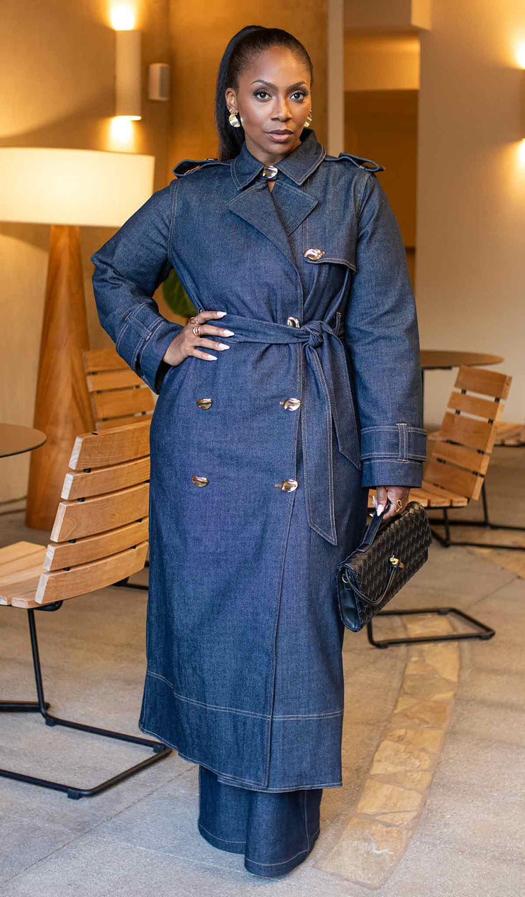 Muse | Denim Trench Set(PRE-ORDER APPROX SHIP 11.17.25)