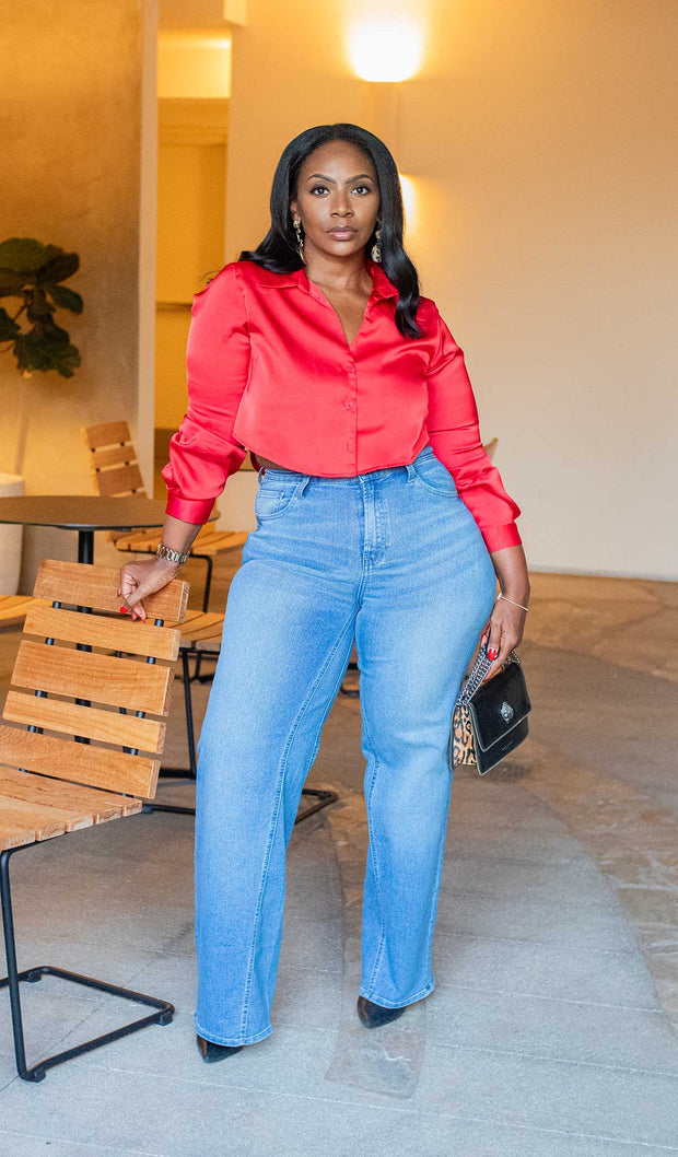 Sleek Elegance| Cropped Blouse