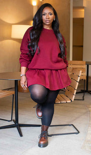 Off-Duty Diva | Sweatsuit Skirt Set