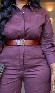 Coco | Belted Utility Jumper (PRE-ORDER APPROX SHIP 11.14.25)