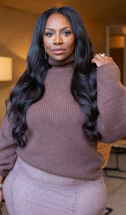 Soho Knit | High Neck Sweater