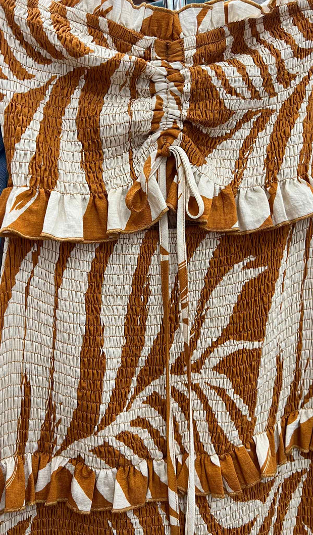 Beach Date | Printed Tube Dress