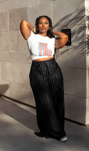 Finish line  | Cropped graphic Tee