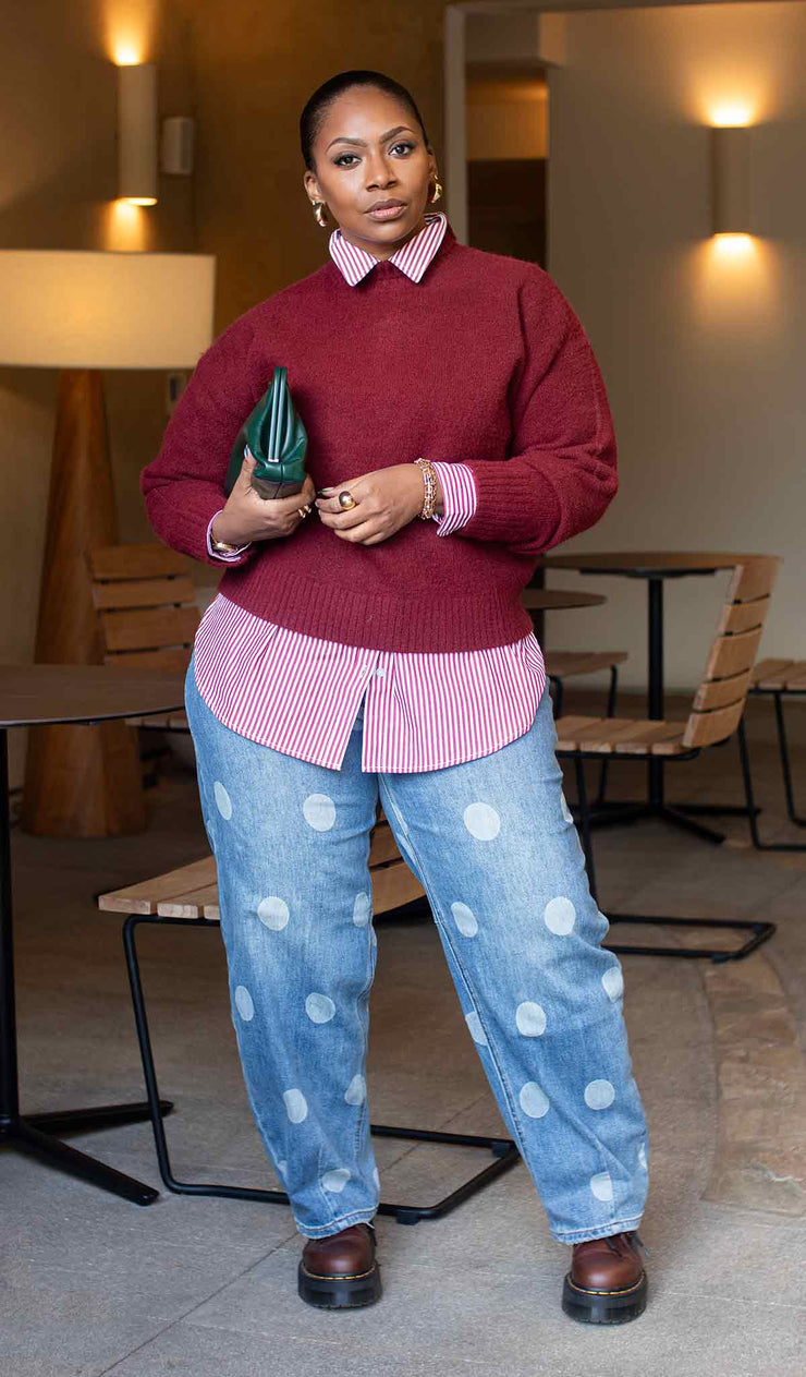 The Dot Drop | Barrel Denim