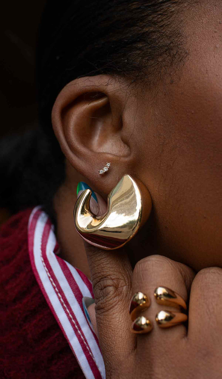 Classic Girl | Double loop Hoops