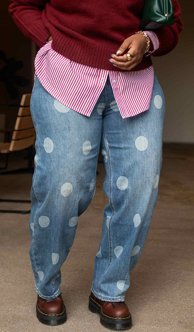 The Dot Drop | Barrel Denim