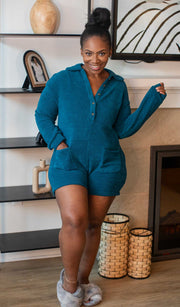 Snuggle and Chill | Knit Lounge Romper