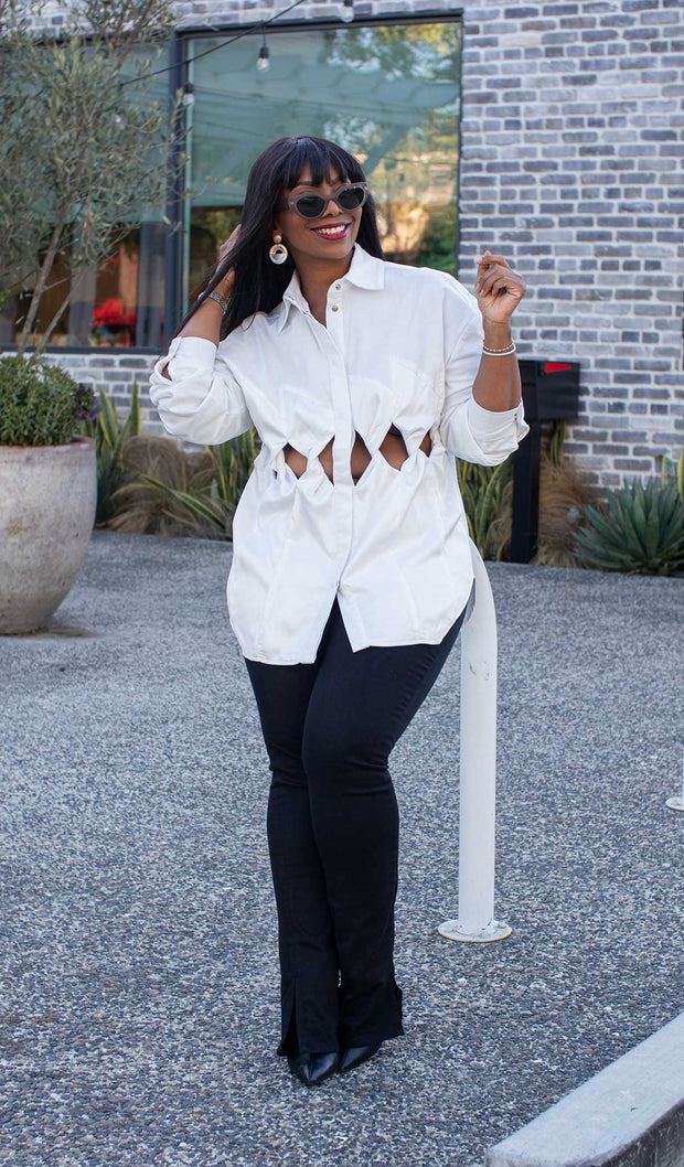 Twisted Classic | Oversized Button Up Shirt