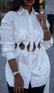Twisted Classic | Oversized Button Up Shirt