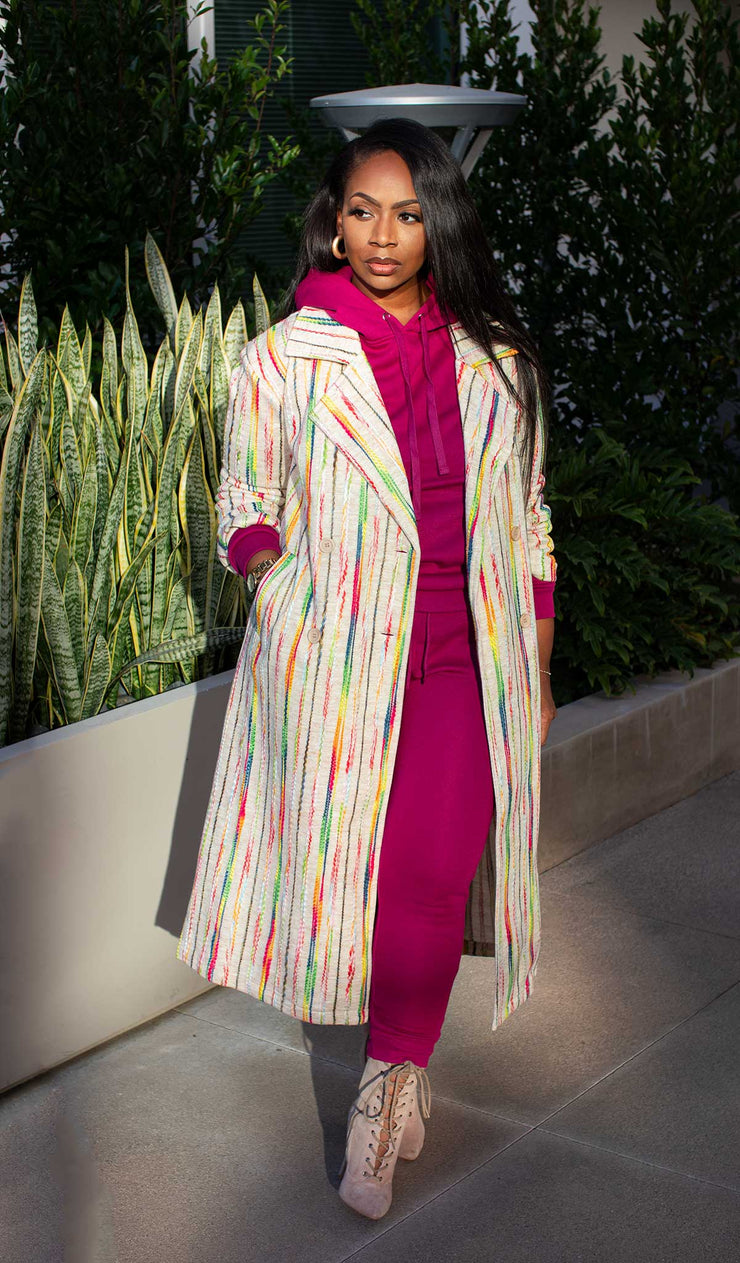 Multiple Color Jackets Vivid | Midi multi Color Jacket – Newd Style