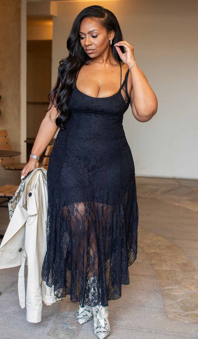 Night Flirt | Midi Lace slip dress Newd Style Night Flirt | Midi Lace slip dress Newd Style