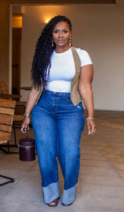 Cuff And Go | Dark Stone Denim