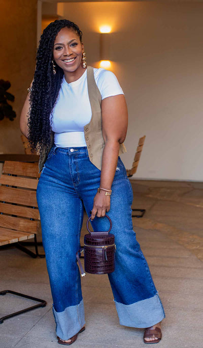 Cuff And Go | Dark Stone Denim