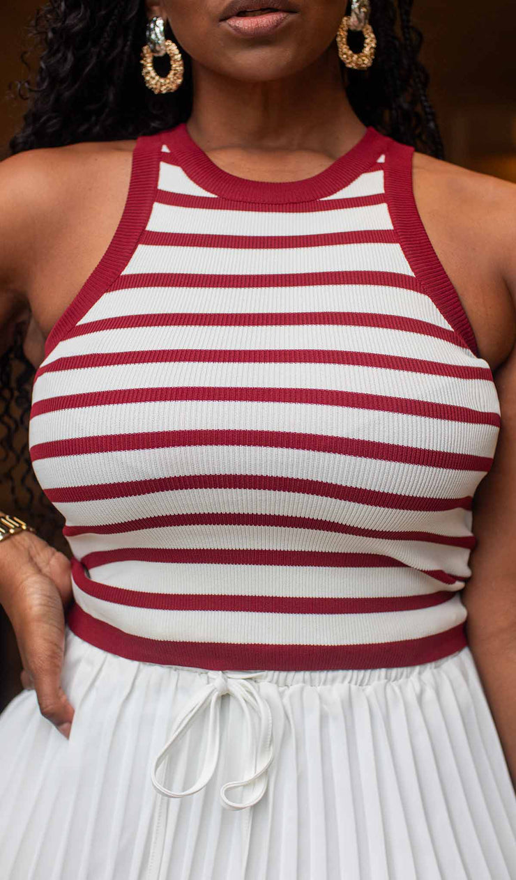 Stripe Hype | Ribbed Tank Top