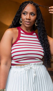 Stripe Hype | Ribbed Tank Top