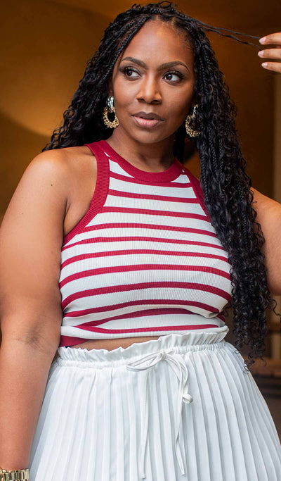 Stripe Hype | Ribbed Tank Top