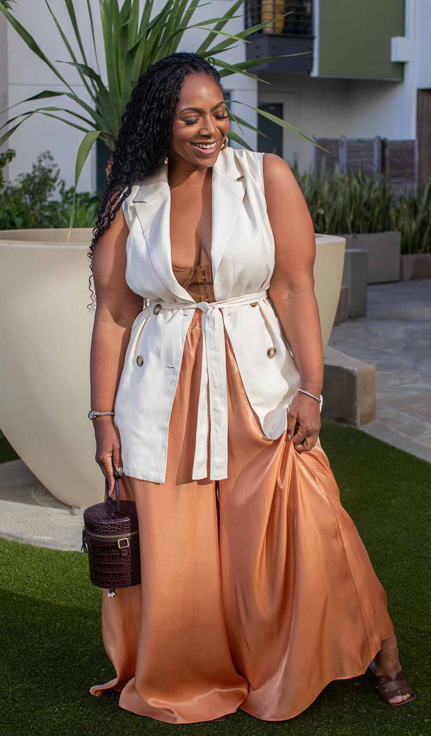 Shimmer |  Wide-leg pants