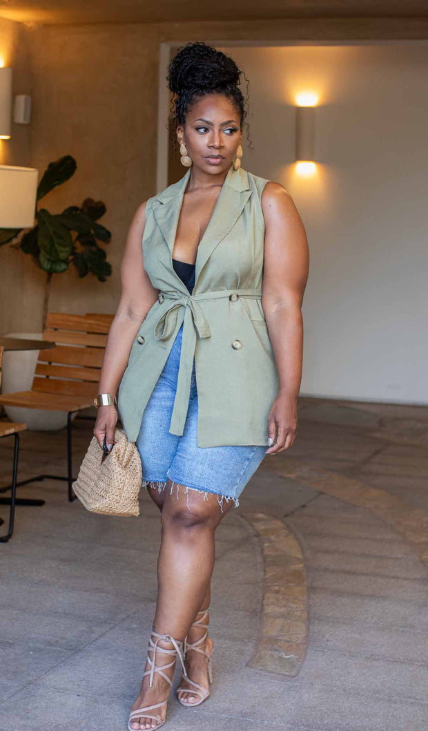 Sure Thing | Vest Blazer