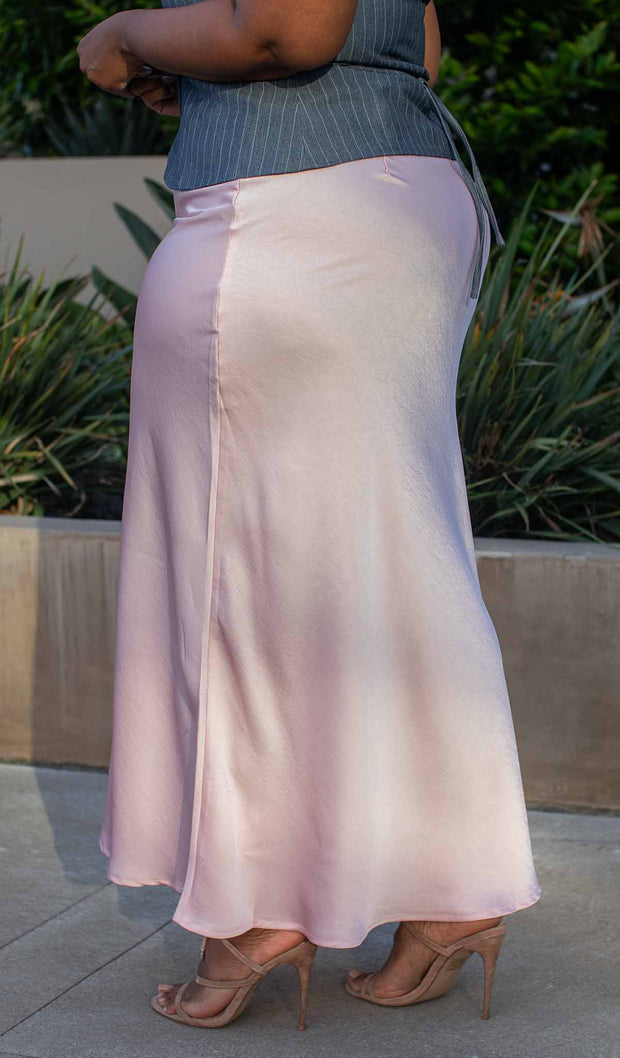 Lady Like | Satin Slip Skirt