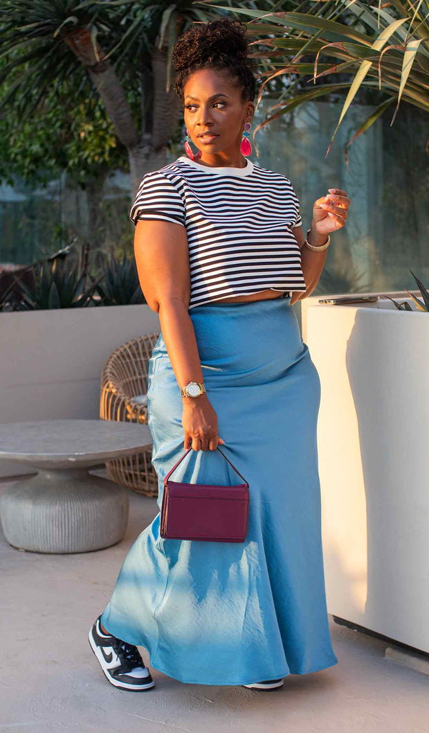 Lady Like | Satin Slip Skirt
