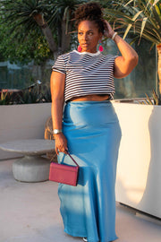 Lady Like | Satin Slip Skirt