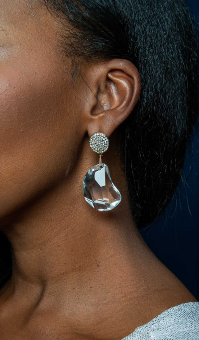 Ice  | Crystal Drop Earrings