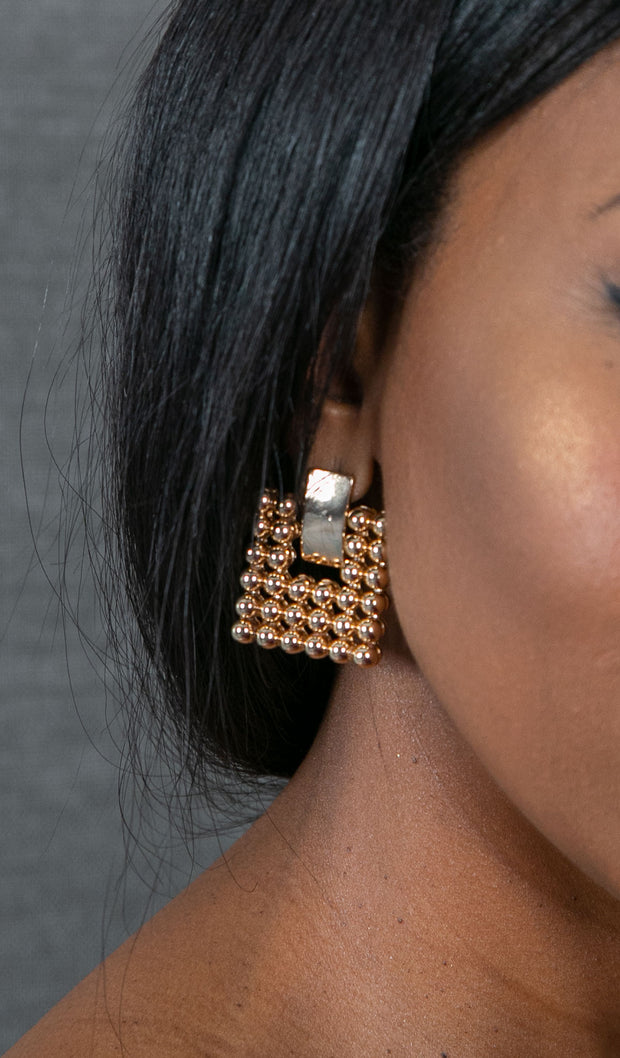 Adore | Beaded Studded Earring