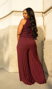 Dazzle  | Wide leg pleated pants