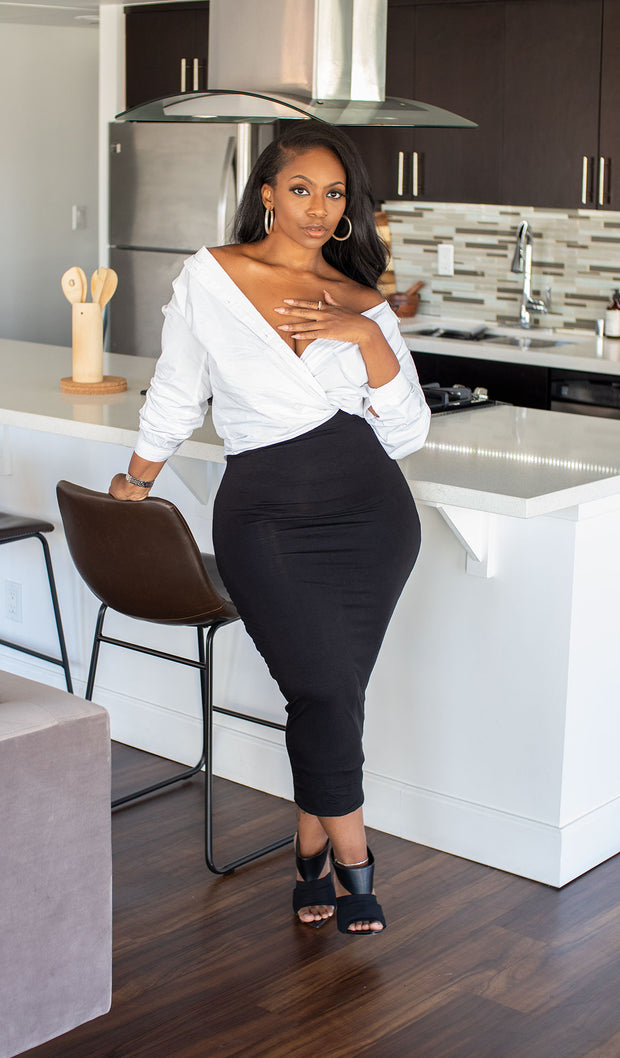 Ebony | Tube Top Dress