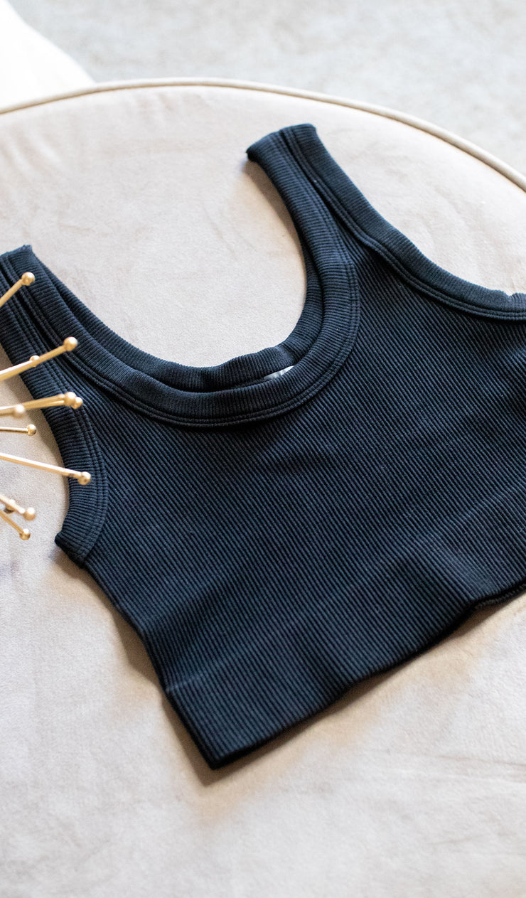 Bra-less | Full back total control cropped tank