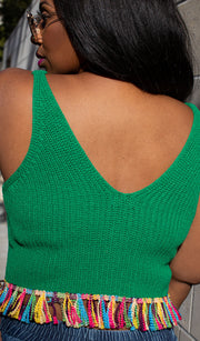 Frill and Spice  | Knit Tank Top