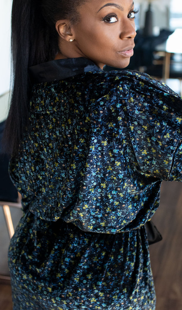 Winter Blossom |  Velvet Robe