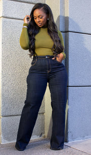 My Way  | Wide leg Denim Trousers