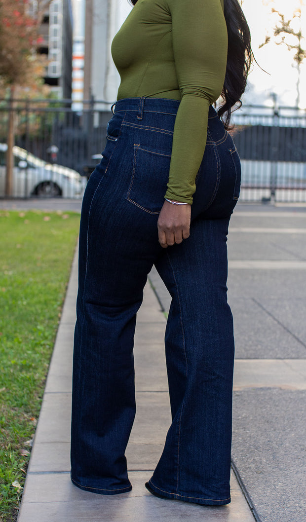 My Way  | Wide leg Denim Trousers
